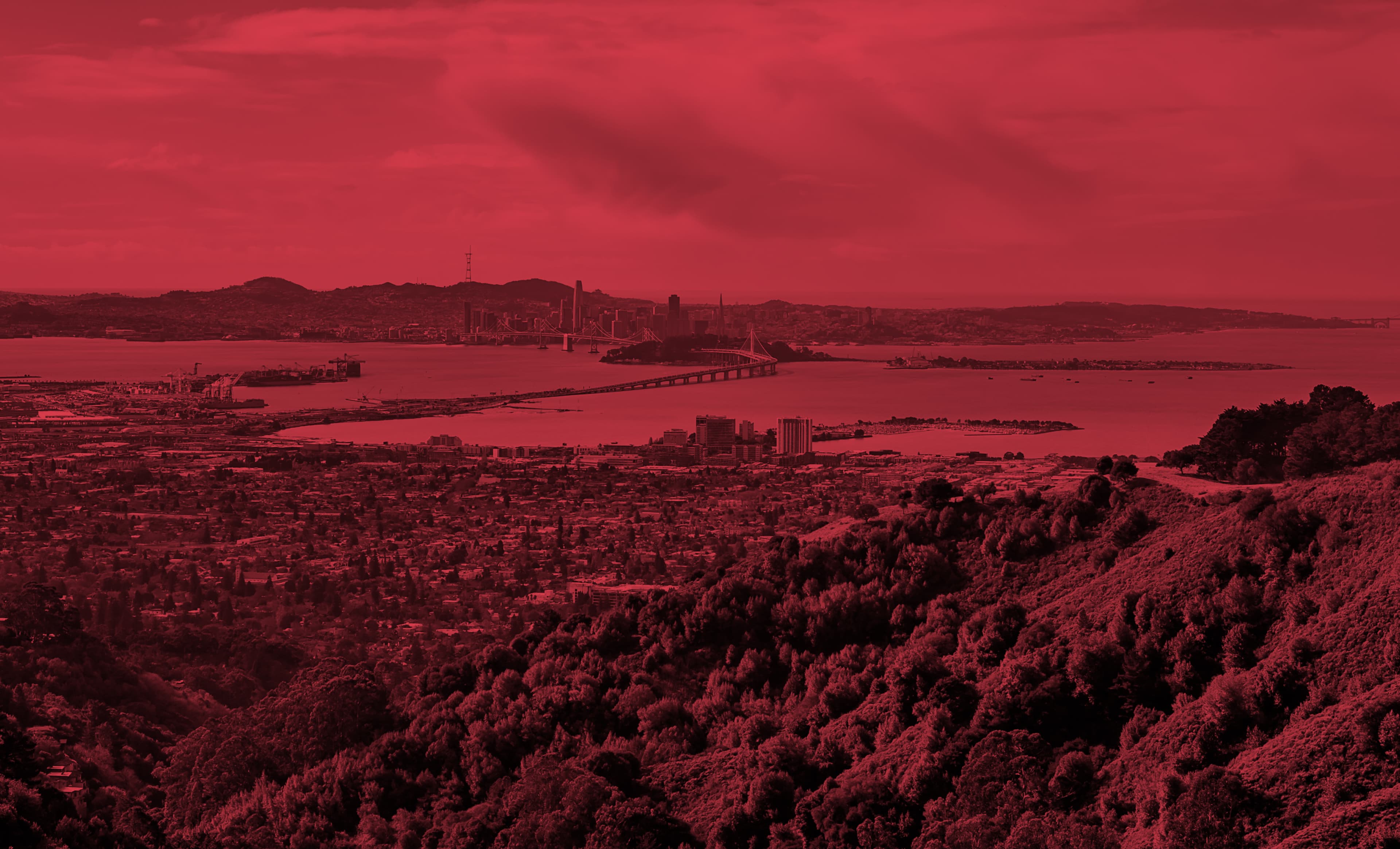 Stylized image of San Francisco skyline